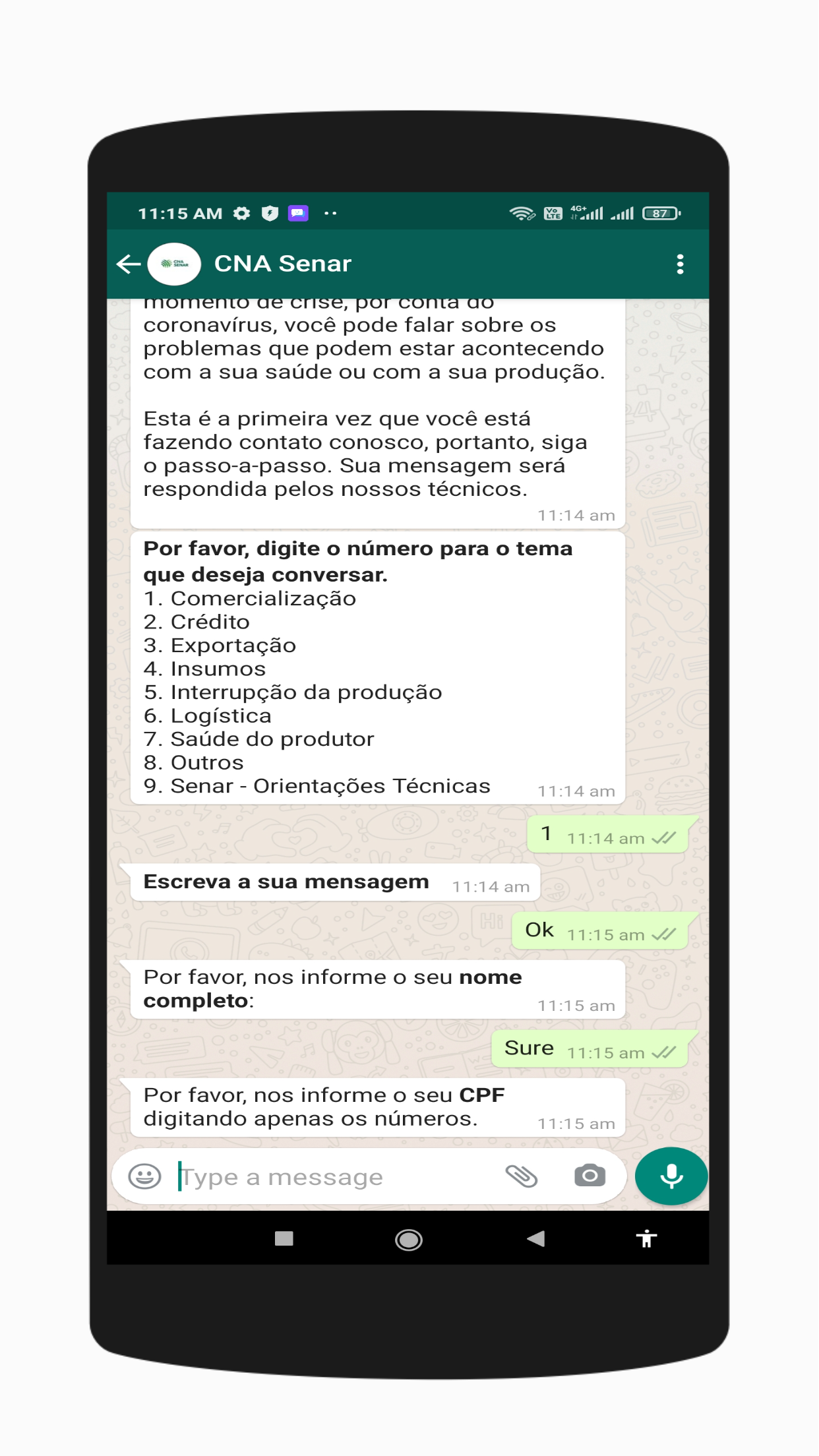Screenshot View