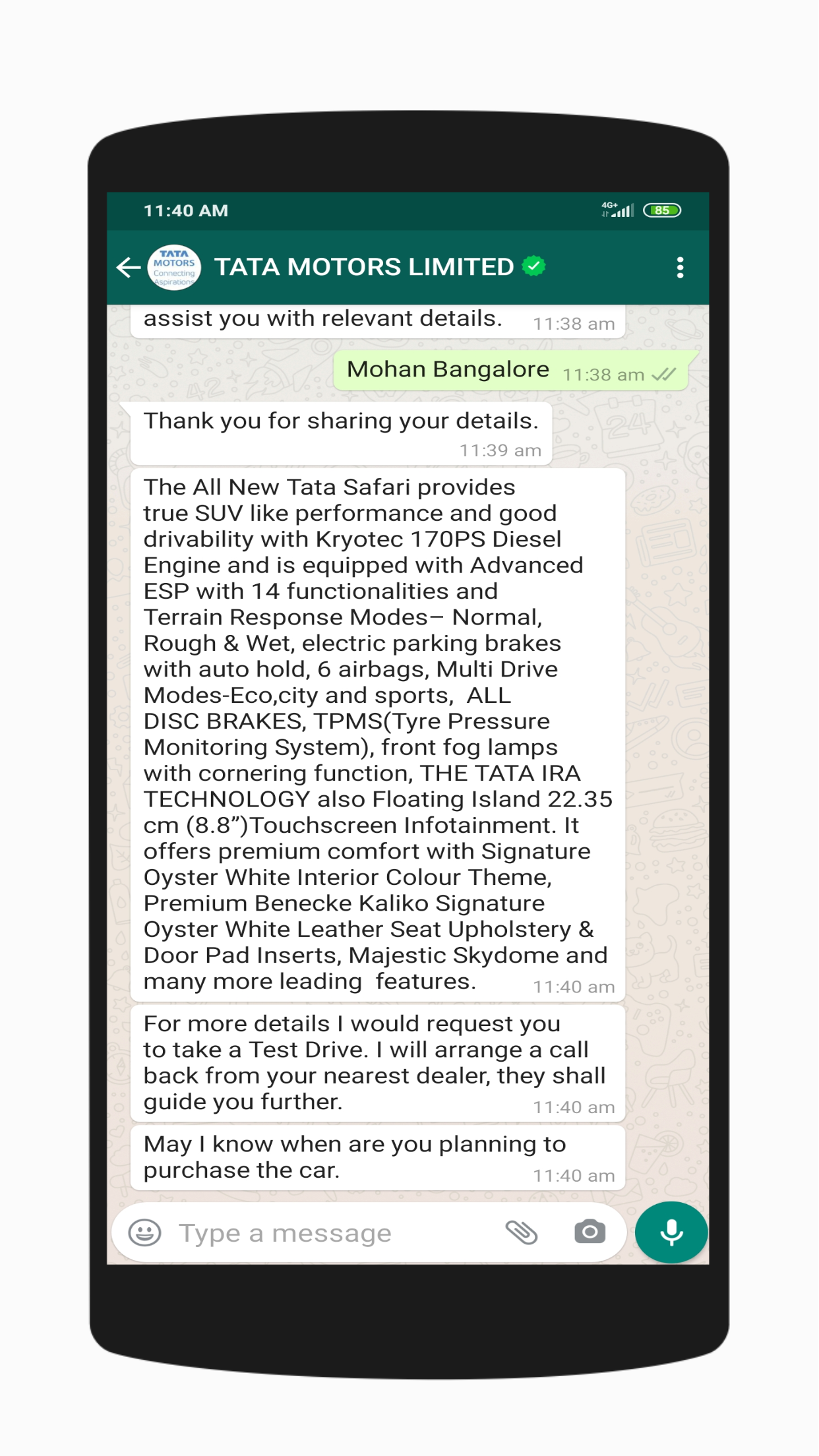 Screenshot View