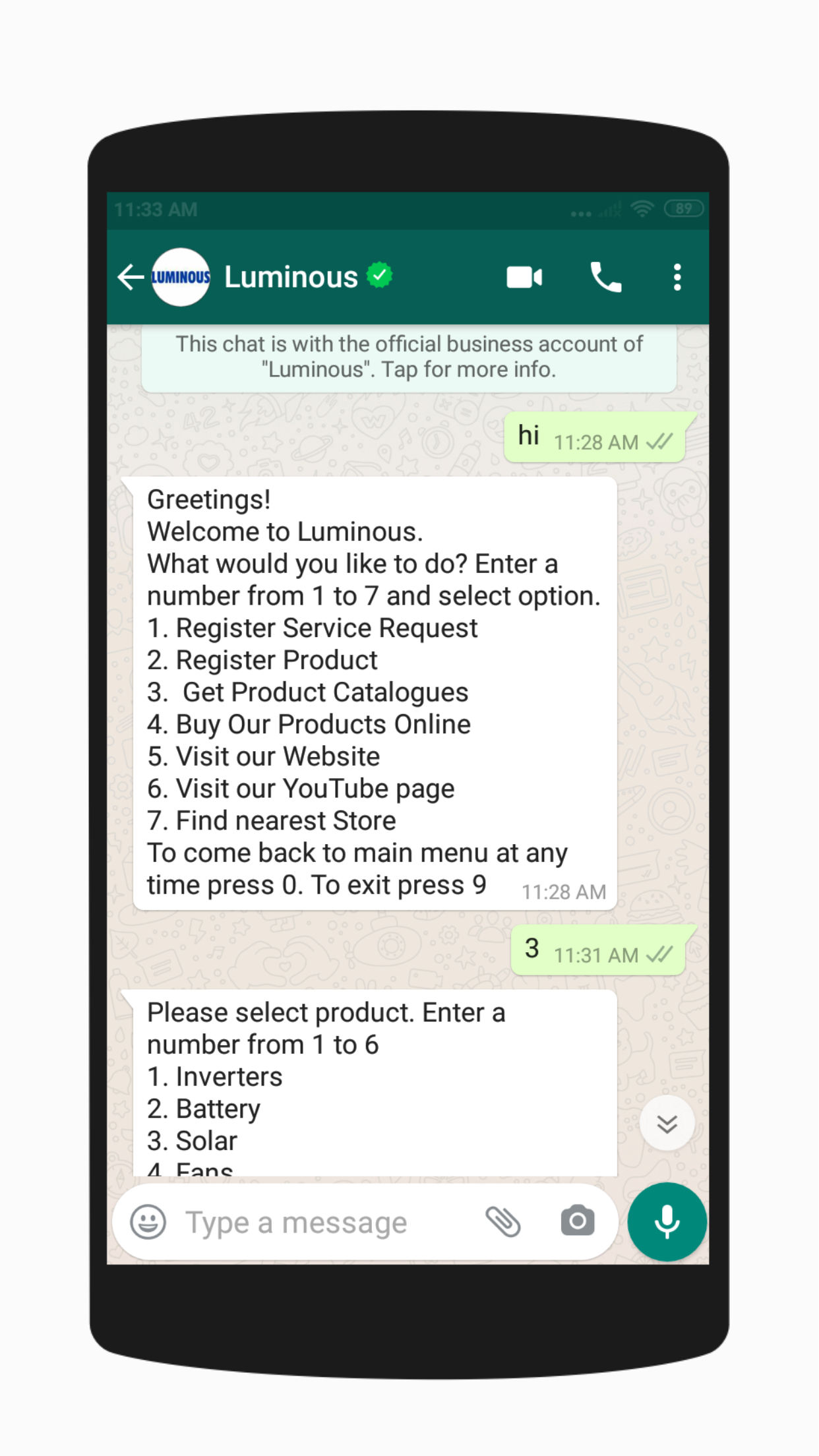 Screenshot View