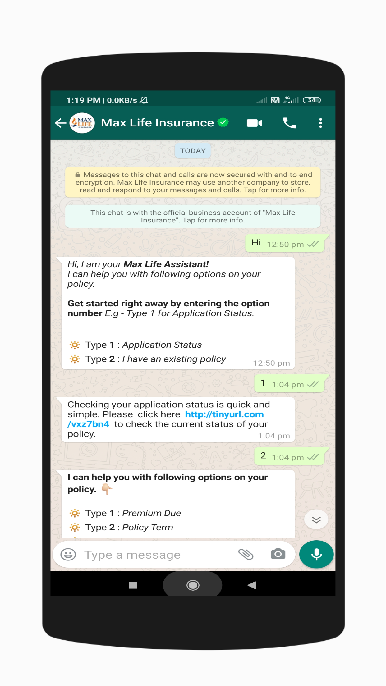 Screenshot View