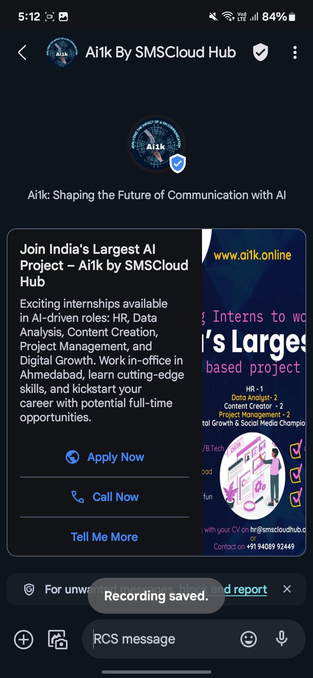 Screenshot View